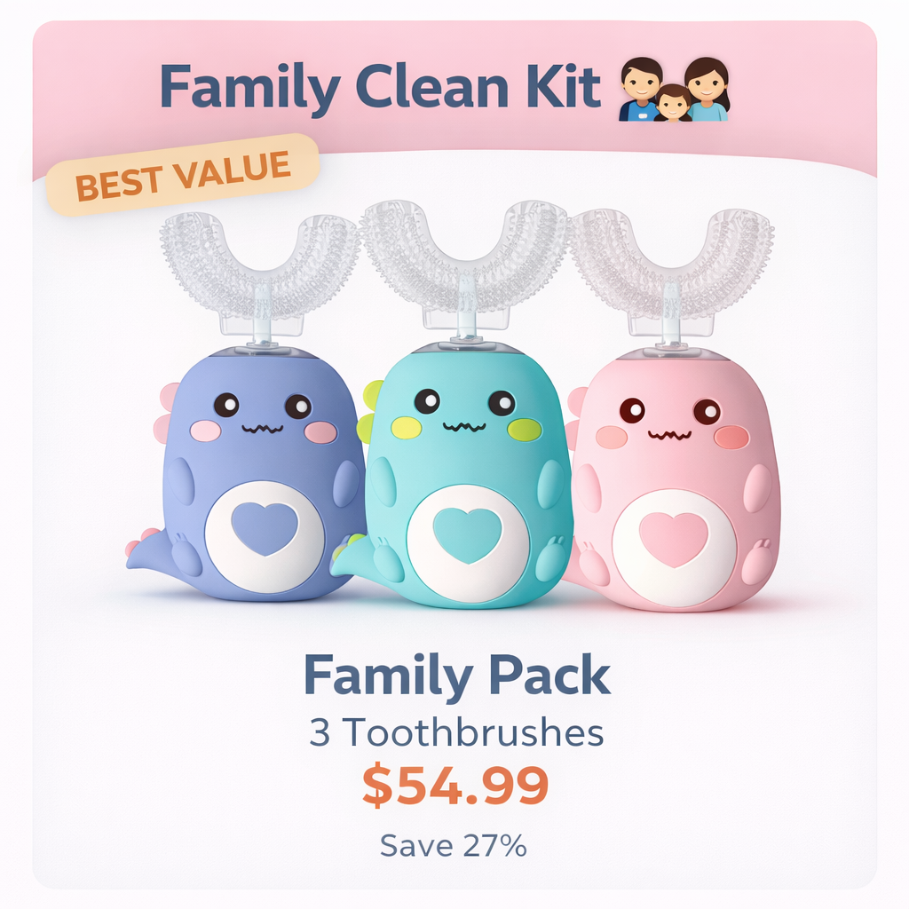 DinoBrush™ U-Shaped Kids Toothbrush